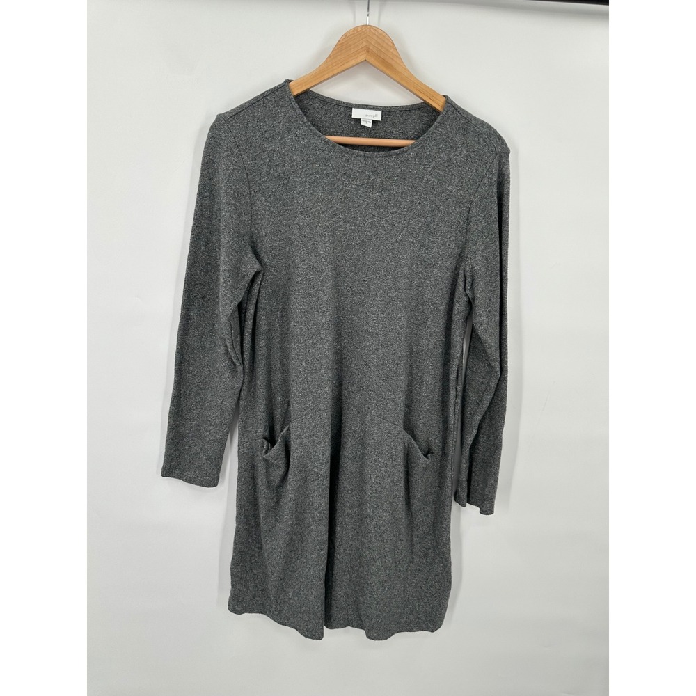 Pure Jill Knit Tunic Dress Womens S Minimalist Classy Capsule Neutral Timeless